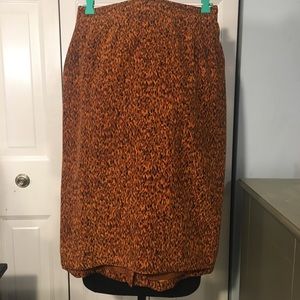 DVF Silk Assets Skirt Size 20